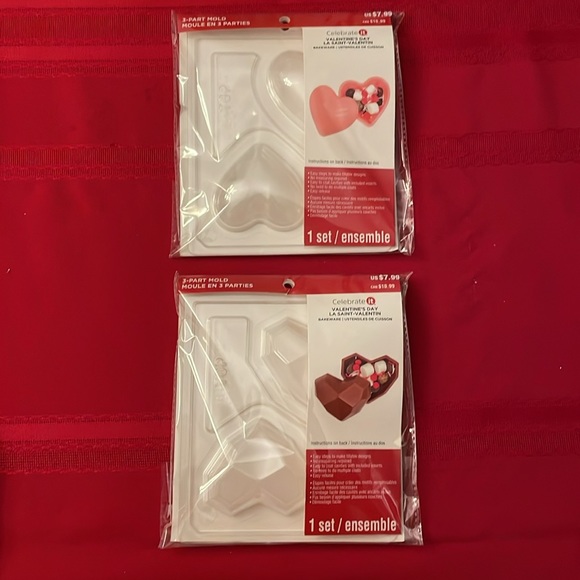 Celebrate It Valentine’s Day Baking Lot of  7. Cutters, Baking Cups, & Molds. - Picture 5 of 5